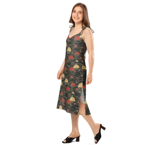 Midnight Sundown on a Slip Dress