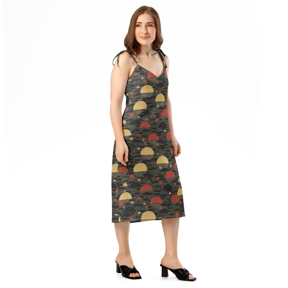 Midnight Sundown on Slip Dress — Right Front