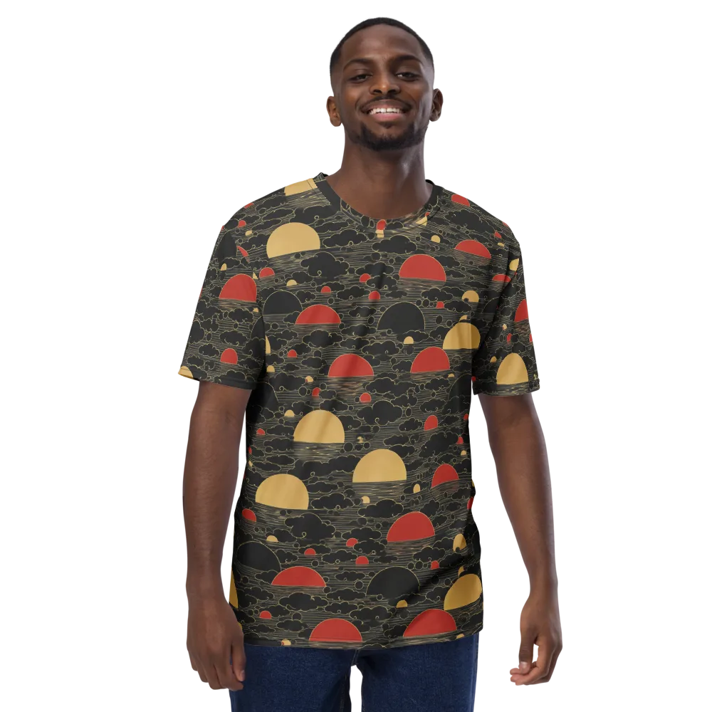 Midnight Sundown on Men's Crew Neck T-Shirt — Front