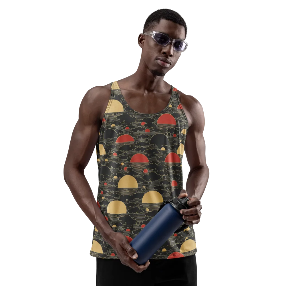 Midnight Sundown on Men's Tank Top — Front