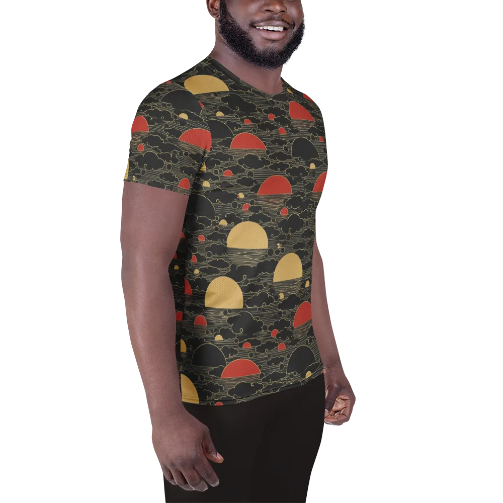 Midnight Sundown on Men's Athletic T-Shirt — Right