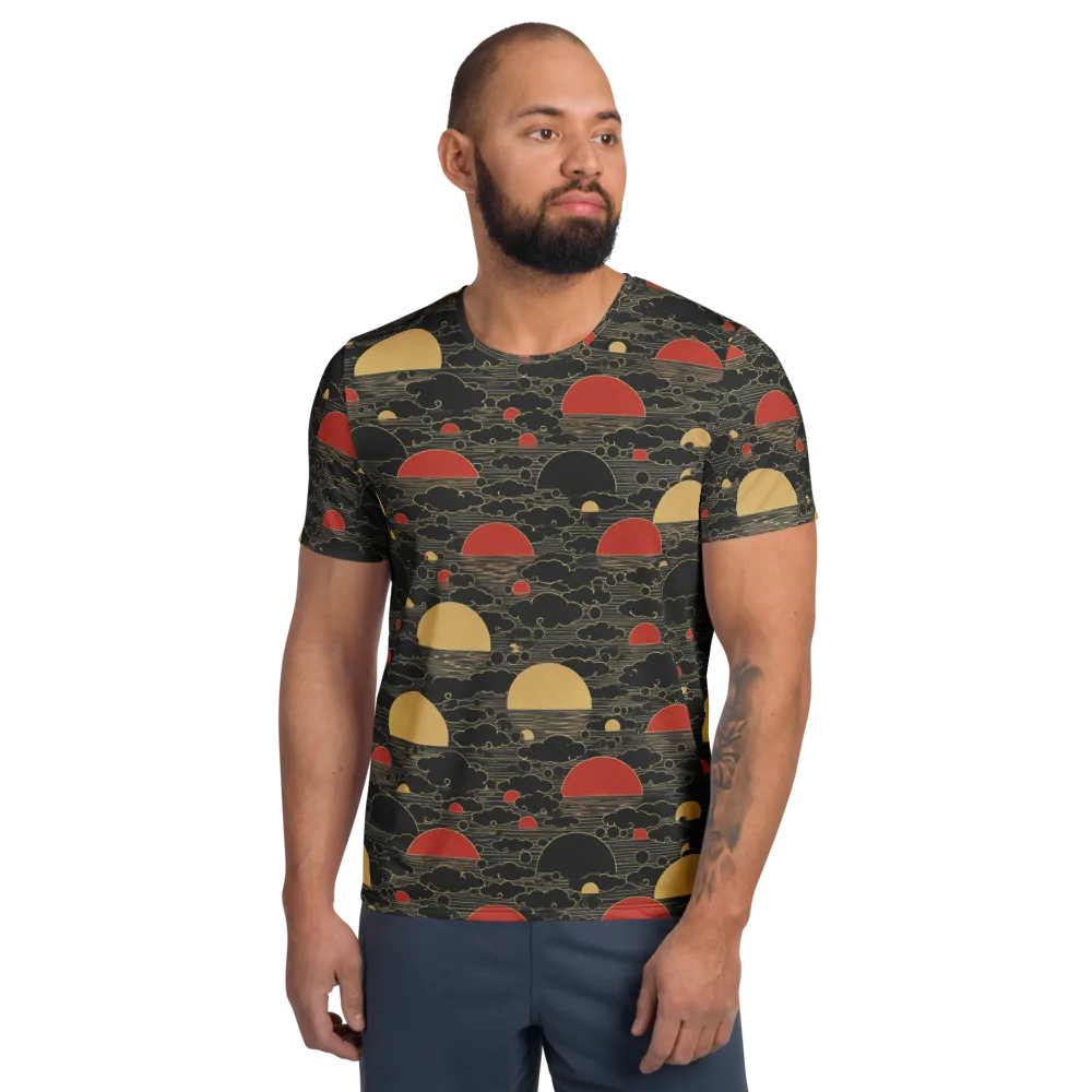 Midnight Sundown on Men's Athletic T-Shirt — Front