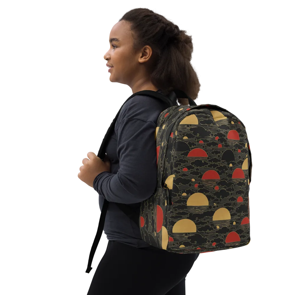 Midnight Sundown on Minimalist Backpack — Right Front
