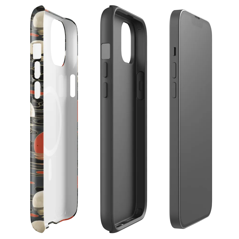 Moonlit Koi Pond on MagSafe Tough Case for iPhone® — Front