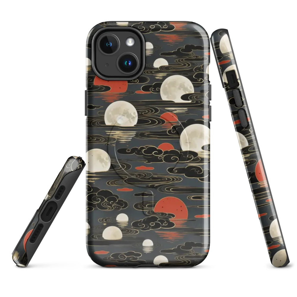 Moonlit Koi Pond on MagSafe Tough Case for iPhone® — Front