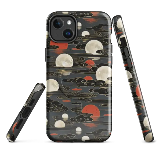 Moonlit Koi Pond on a MagSafe Tough Case for iPhone®