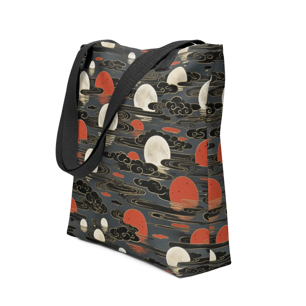 Moonlit Koi Pond on Tote Bag — Front