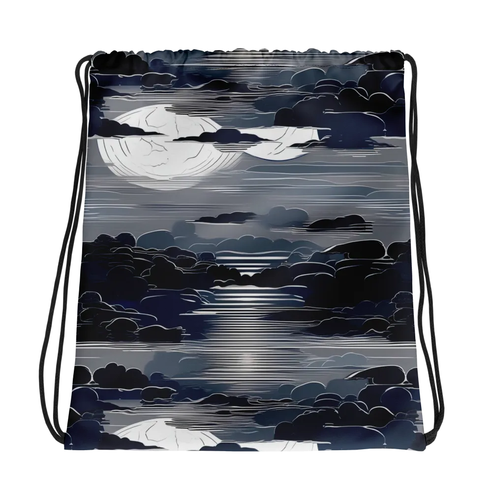 Midnight Waterline on Drawstring Bag — Photo
