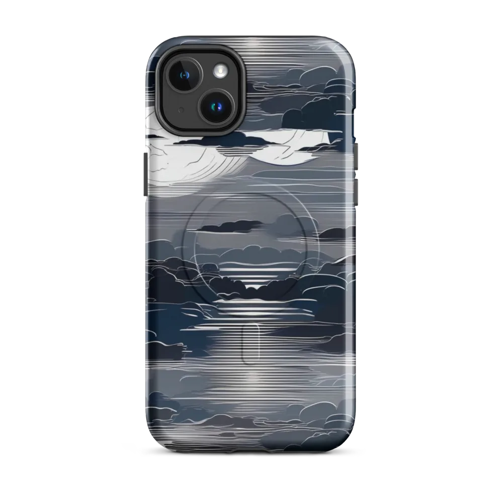 Midnight Waterline on MagSafe Tough Case for iPhone® — Front