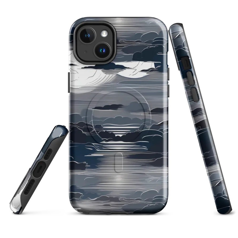 Midnight Waterline on MagSafe Tough Case for iPhone® — Front