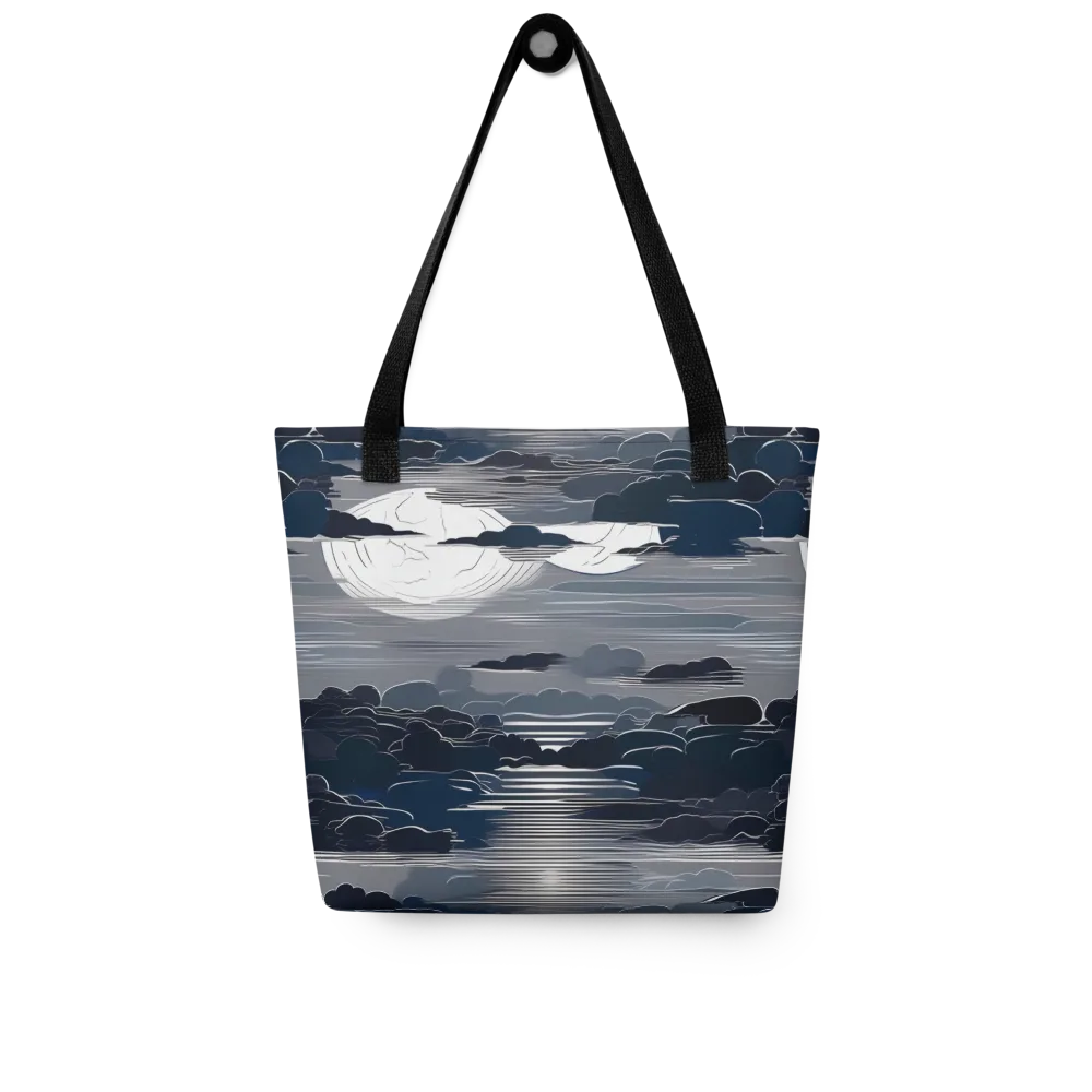 Midnight Waterline on Tote Bag — Front