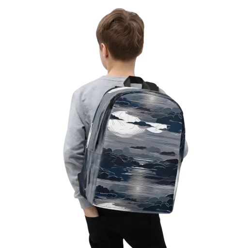Midnight Waterline on a Minimalist Backpack