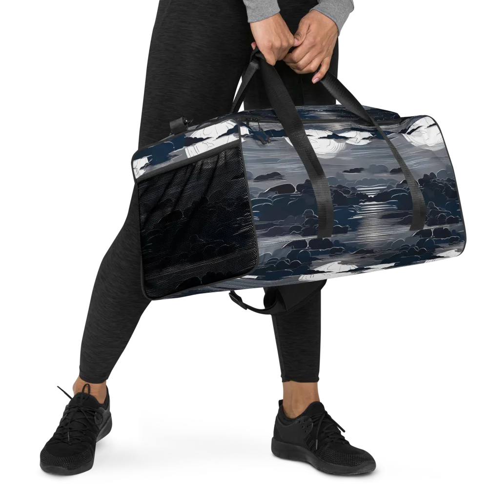 Midnight Waterline on Duffle Bag — Right Front