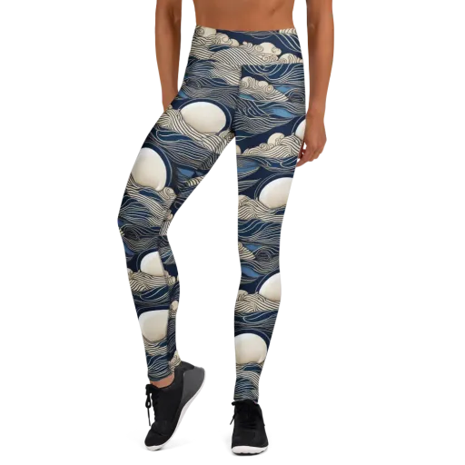 Celestial Breakers on a Yoga Leggings