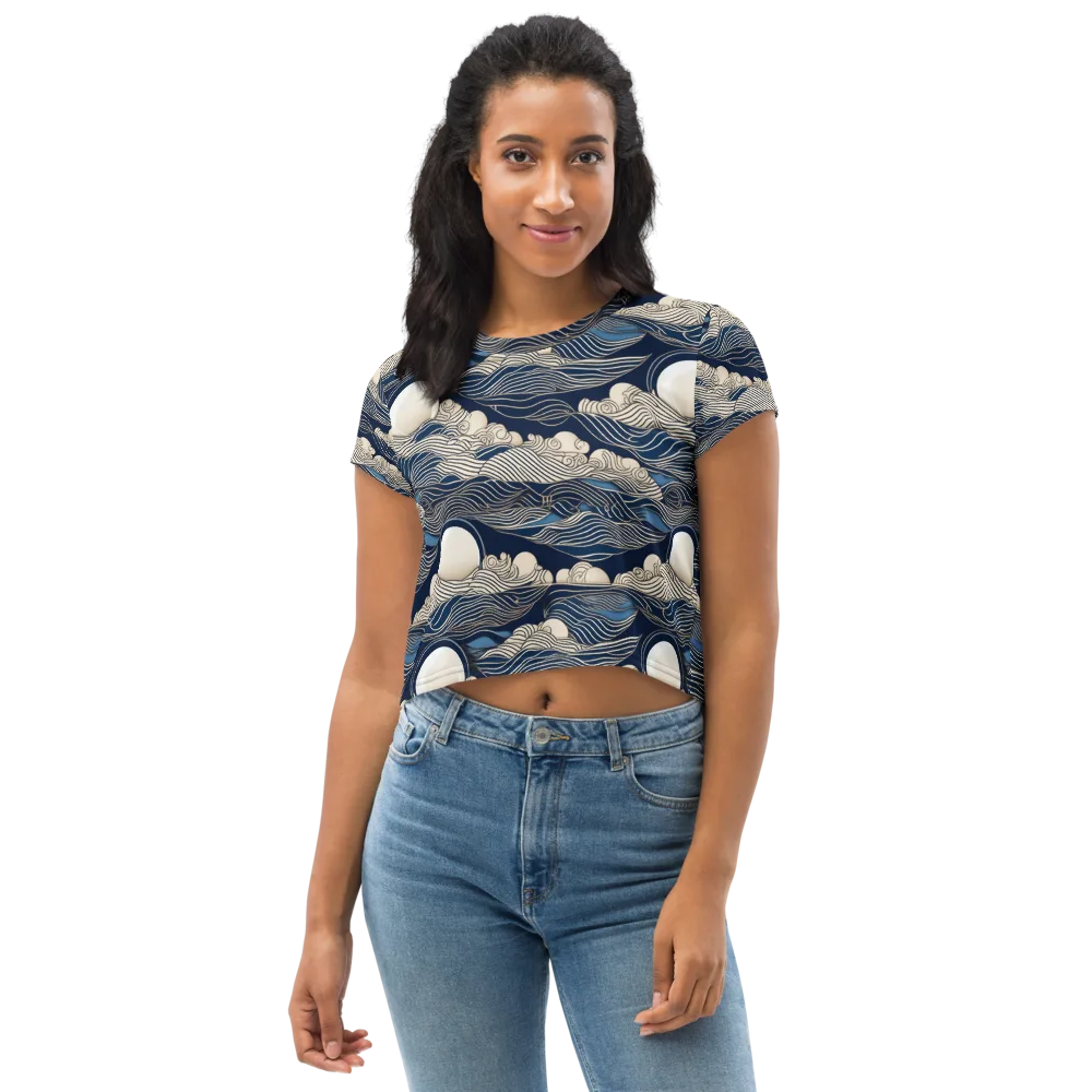 Celestial Breakers on Crop Tee — Front