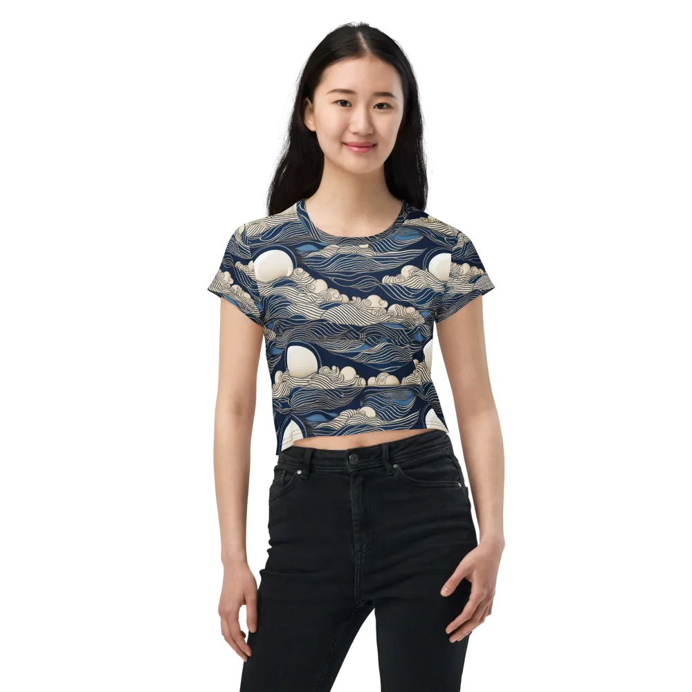 Celestial Breakers on Crop Tee — Front