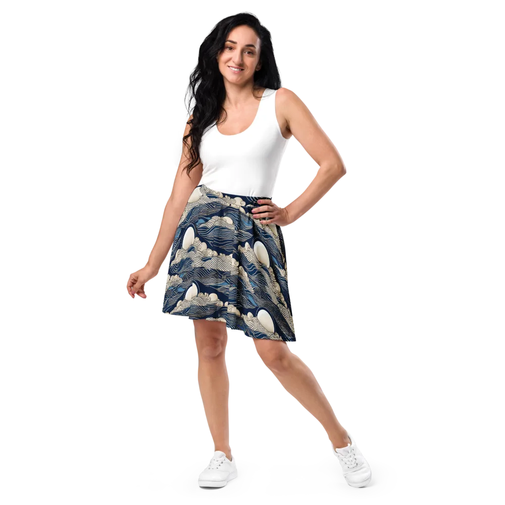 Celestial Breakers on Skater Skirt — Front