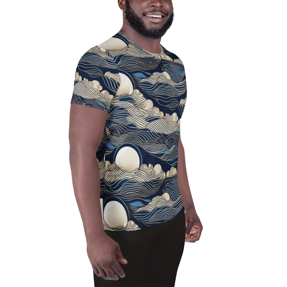 Celestial Breakers on Men's Athletic T-Shirt — Right