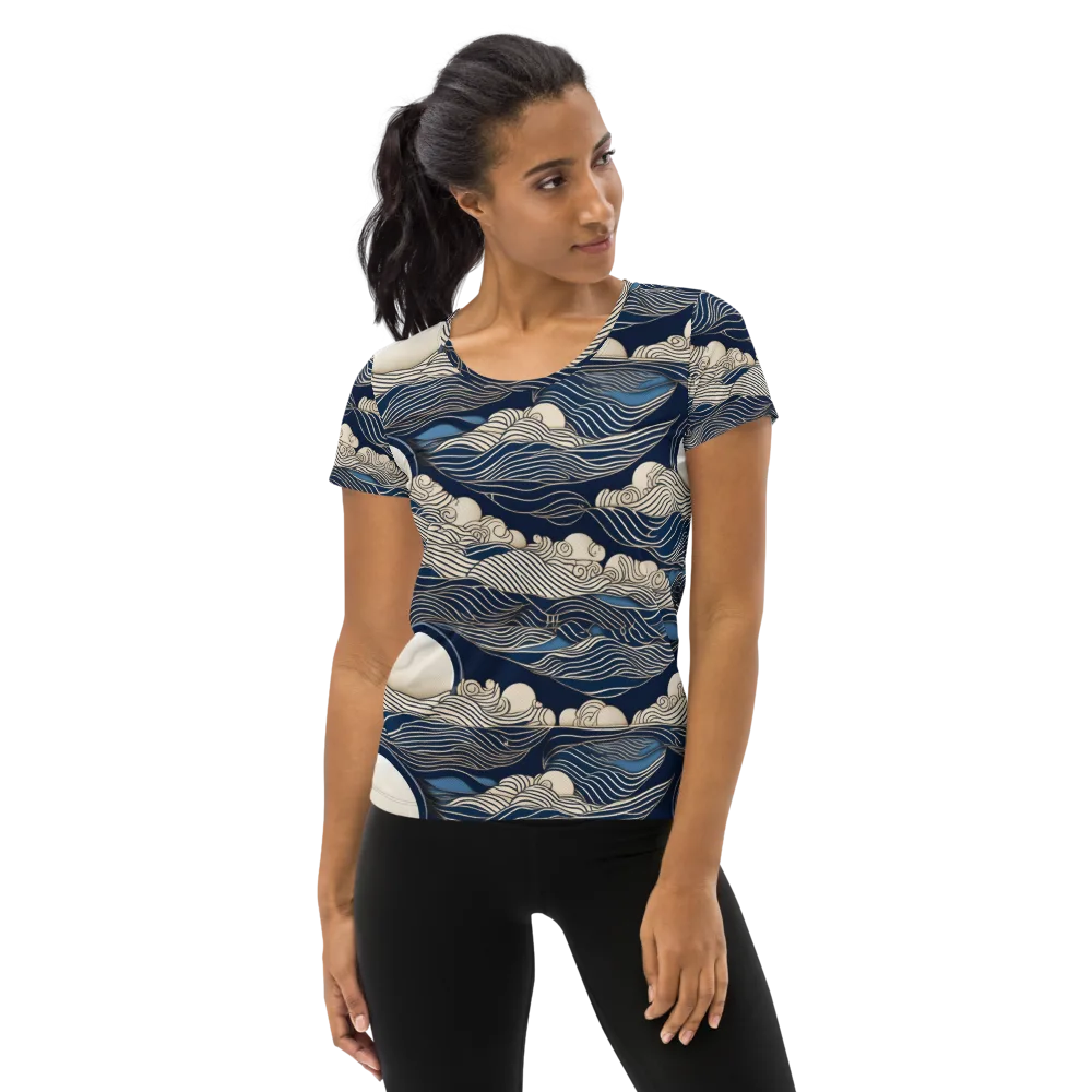 Celestial Breakers on Women's Athletic T-Shirt — Front