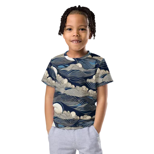 Celestial Breakers on a Kids Crew Neck T-Shirt
