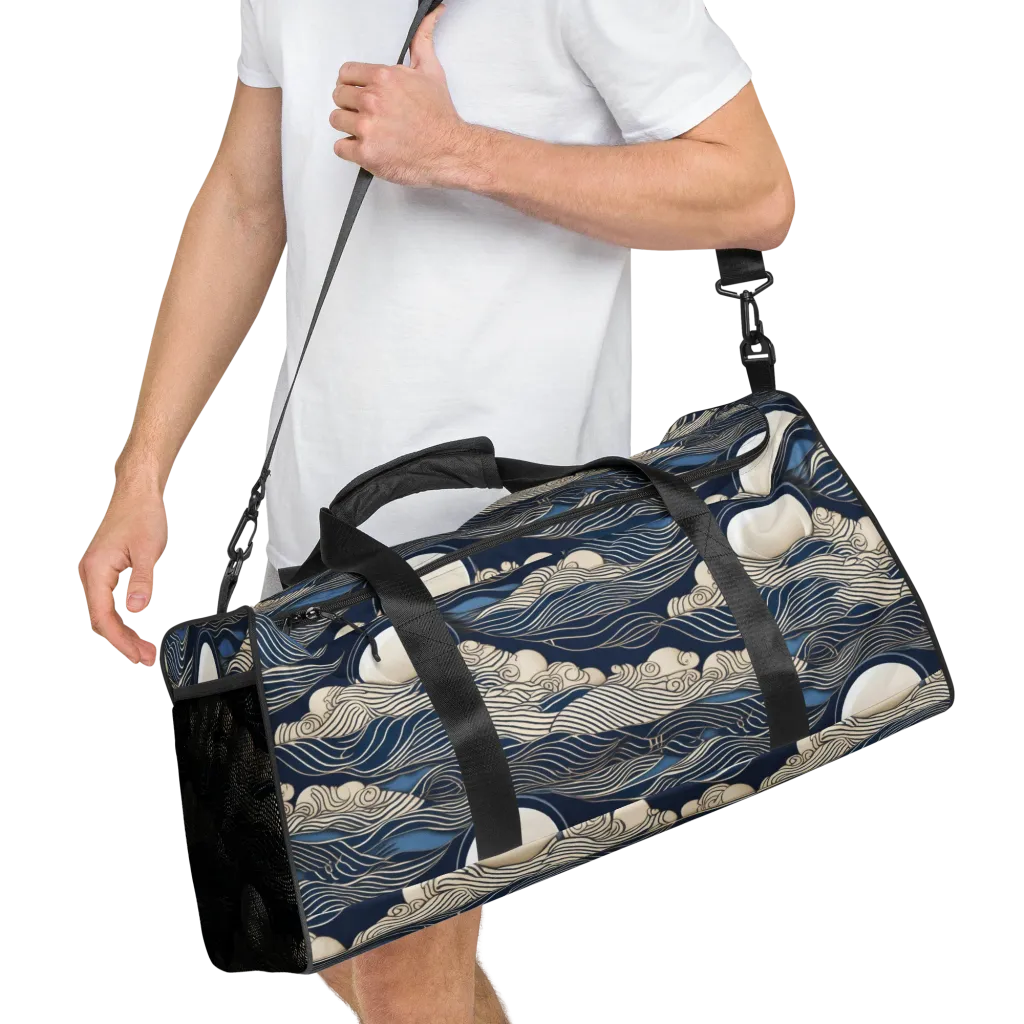 Celestial Breakers on Duffle Bag — Right Front