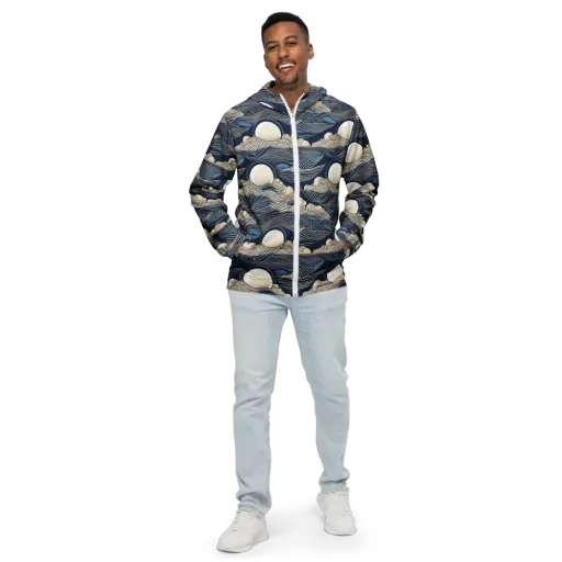 Celestial Breakers on a Men's Windbreaker