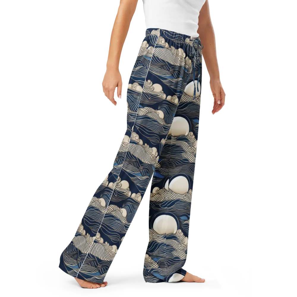 Celestial Breakers on Women's Pajama Pants — Right Front