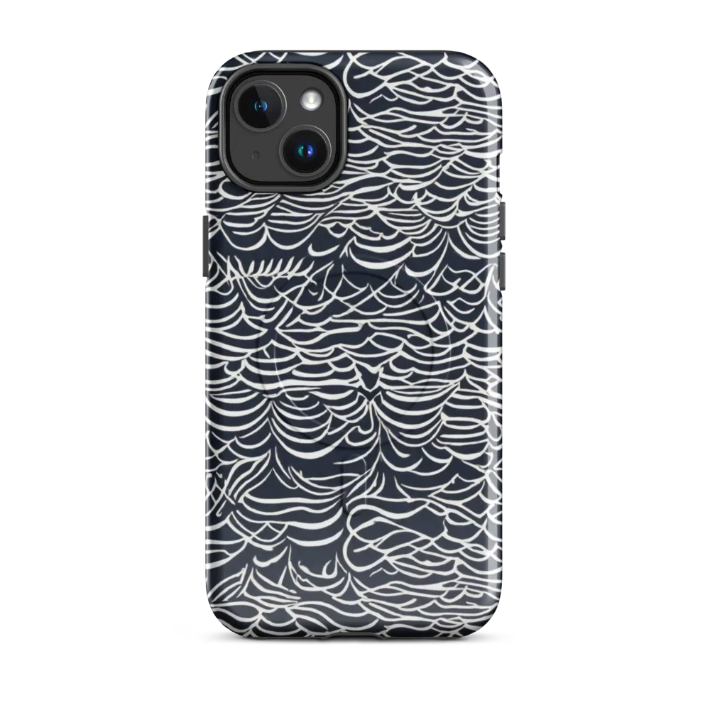 Nautical Abstraction on MagSafe Tough Case for iPhone® — Front