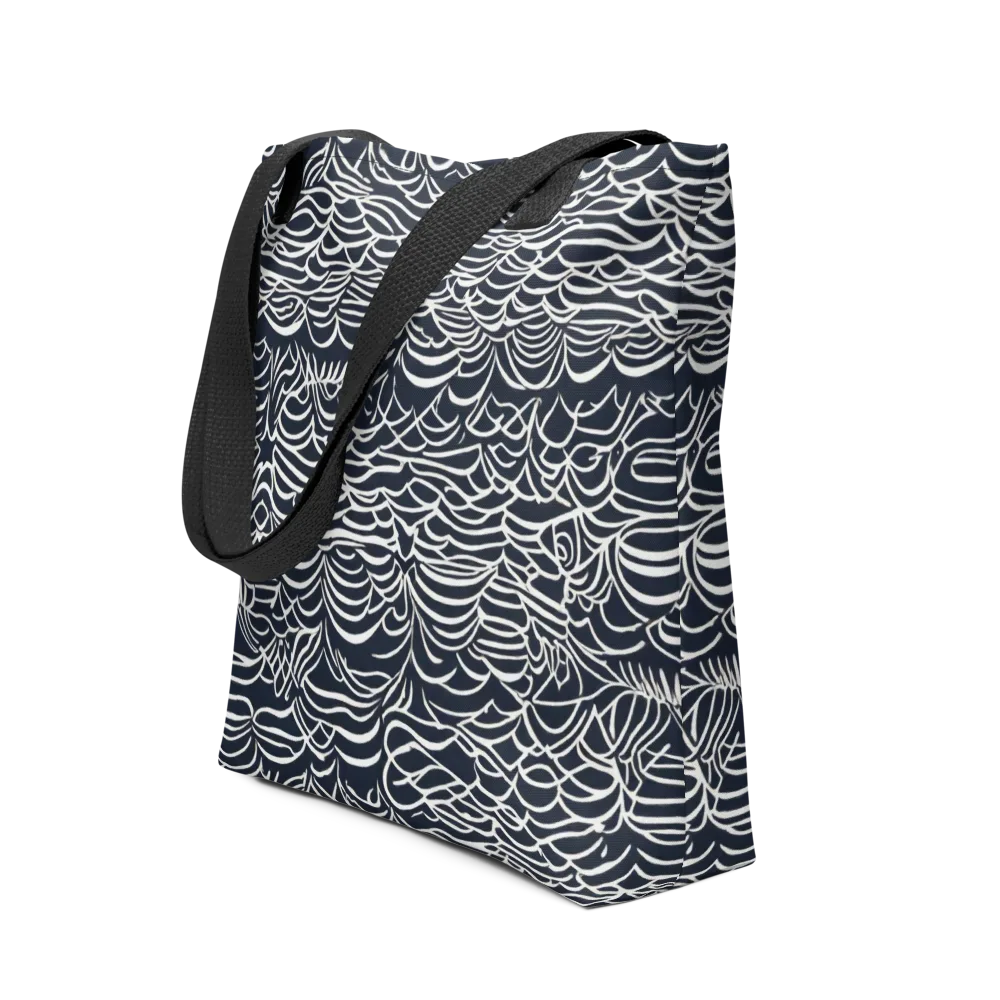Nautical Abstraction on Tote Bag — Front