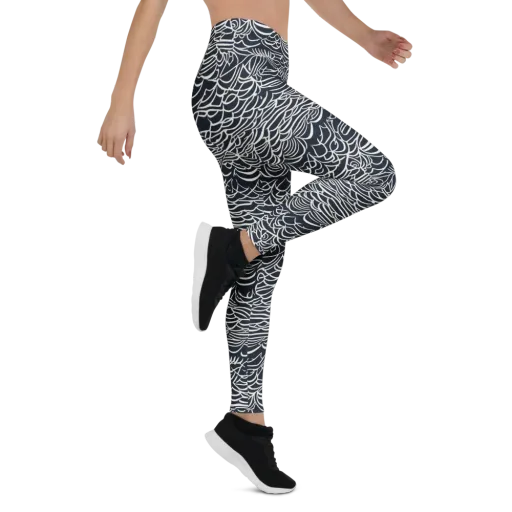 Nautical Abstraction on a Leggings