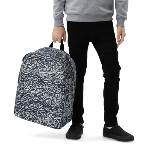 Nautical Abstraction on a Minimalist Backpack