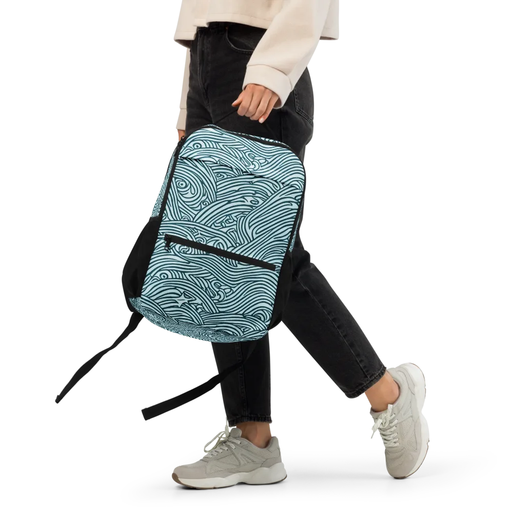 Tidal Linework on Utility Backpack — Front