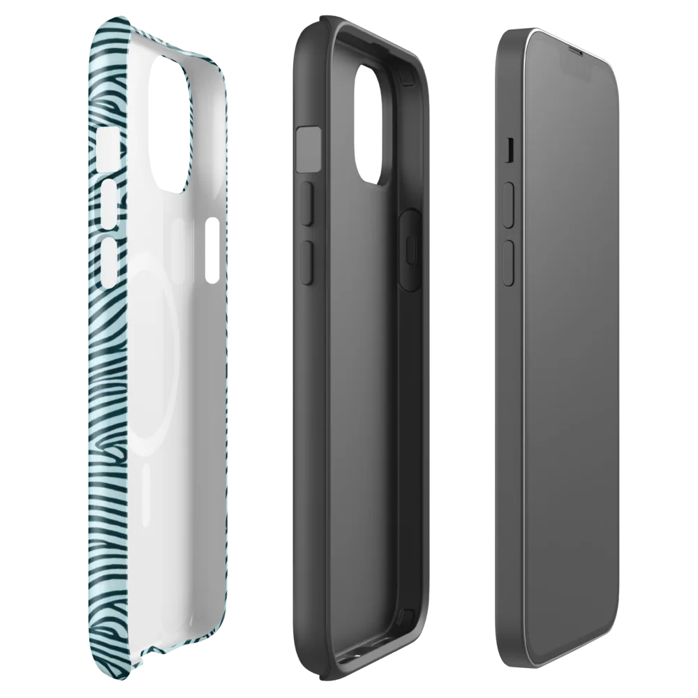 Tidal Linework on MagSafe Tough Case for iPhone® — Front