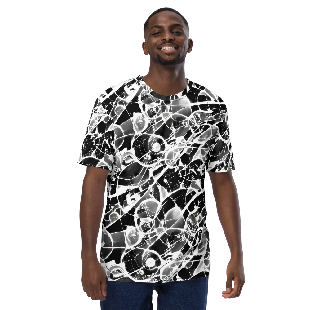 Obsidian Shatter on Men's Crew Neck T-Shirt — Front