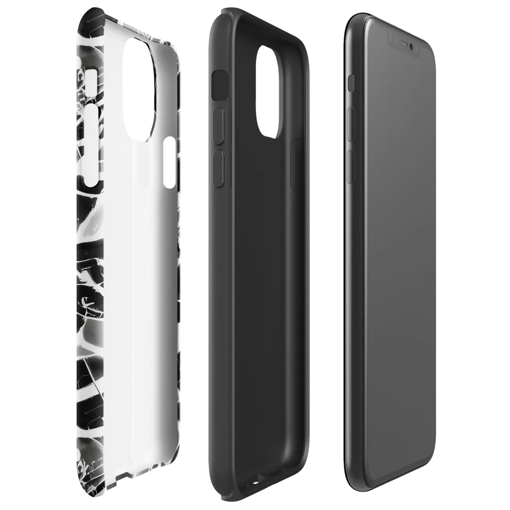 Obsidian Shatter on Tough Case for iPhone® — Right
