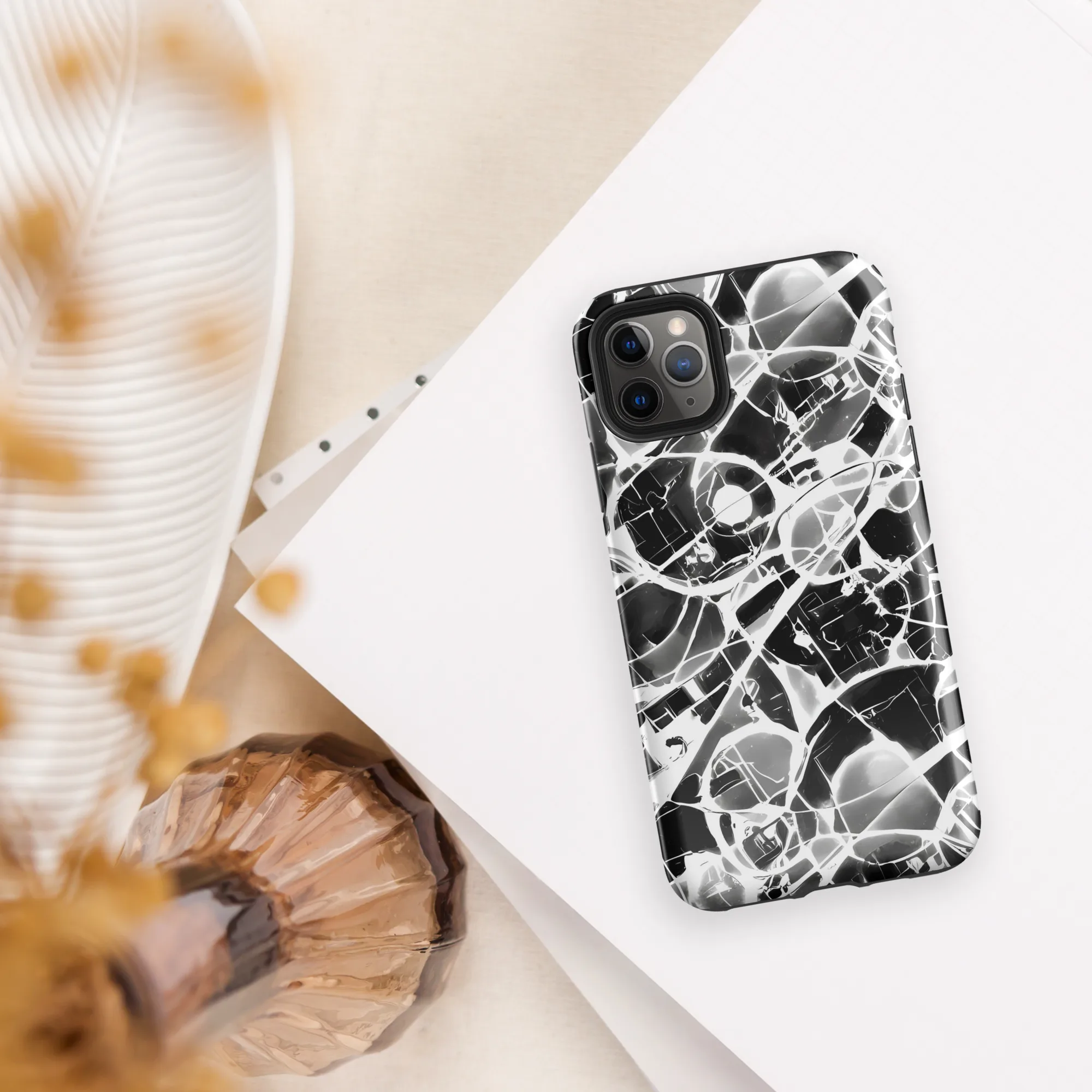 Obsidian Shatter on Tough Case for iPhone® — Front