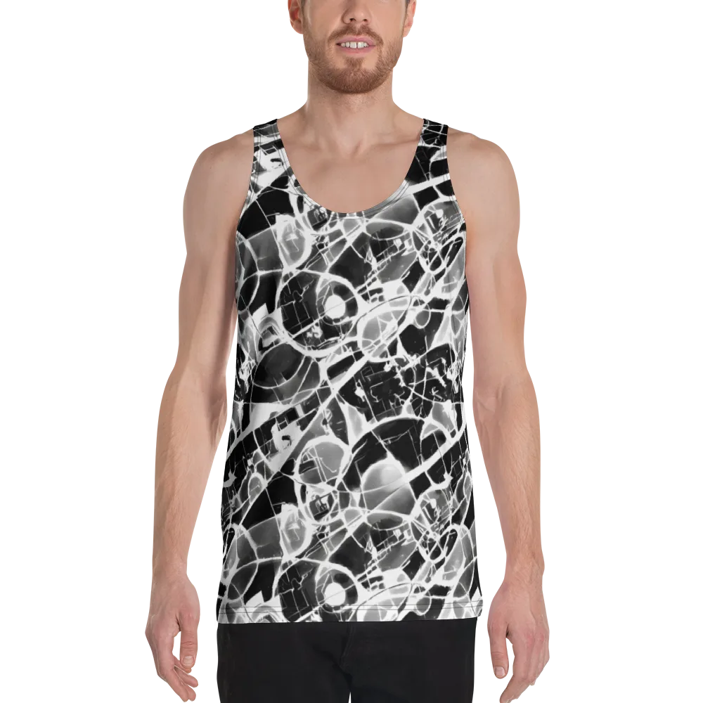 Obsidian Shatter on Men's Tank Top — Front