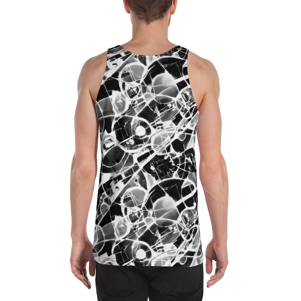 Obsidian Shatter on Men's Tank Top — Back