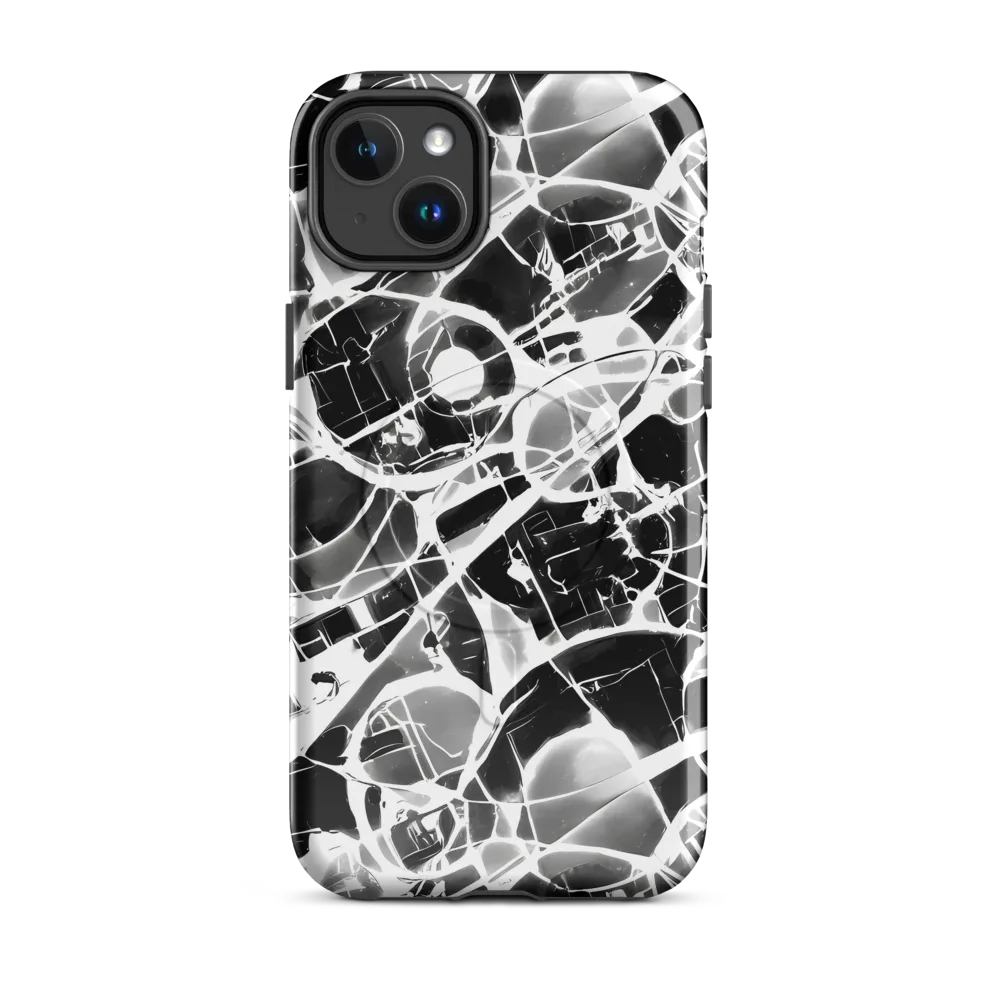 Obsidian Shatter on MagSafe Tough Case for iPhone® — Front