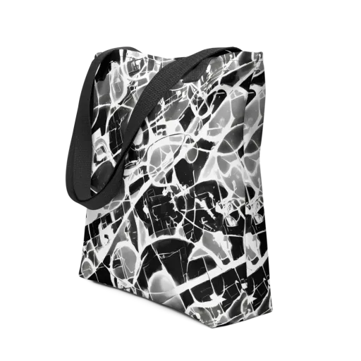 Obsidian Shatter on a Tote Bag