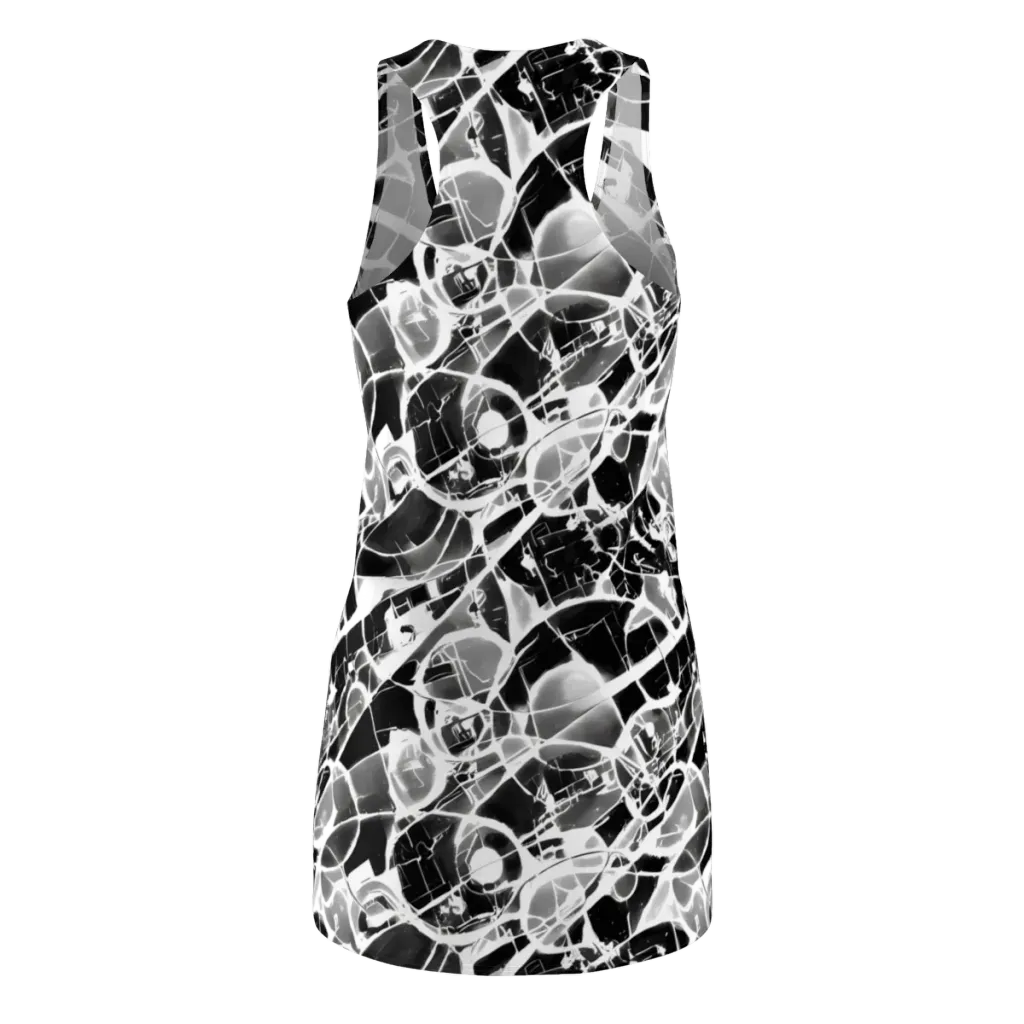 Obsidian Shatter on Racerback Dress — Back
