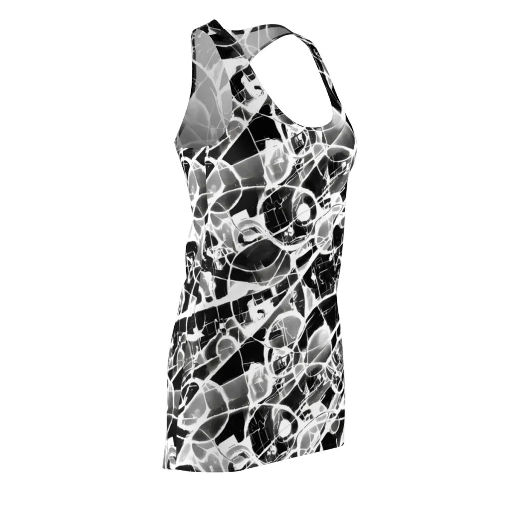 Obsidian Shatter on Racerback Dress — Front Side