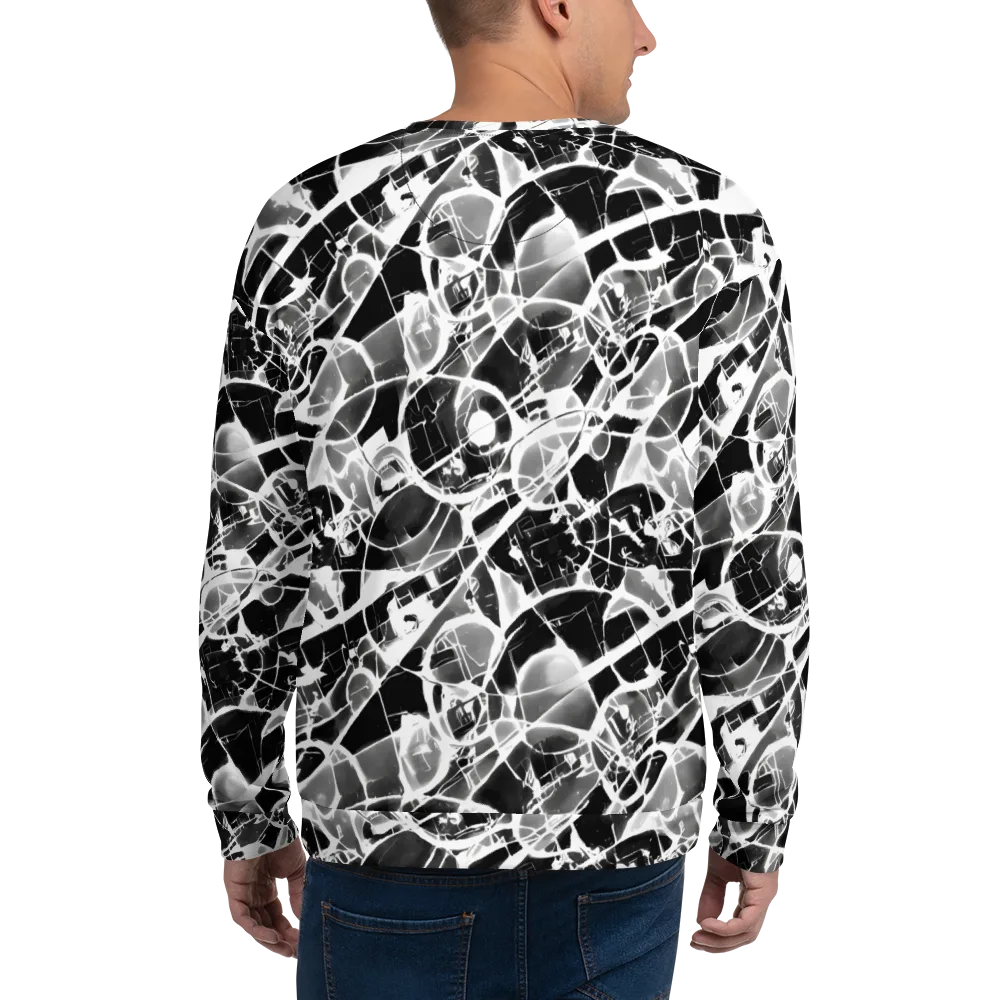 Obsidian Shatter on Sweatshirt — Back