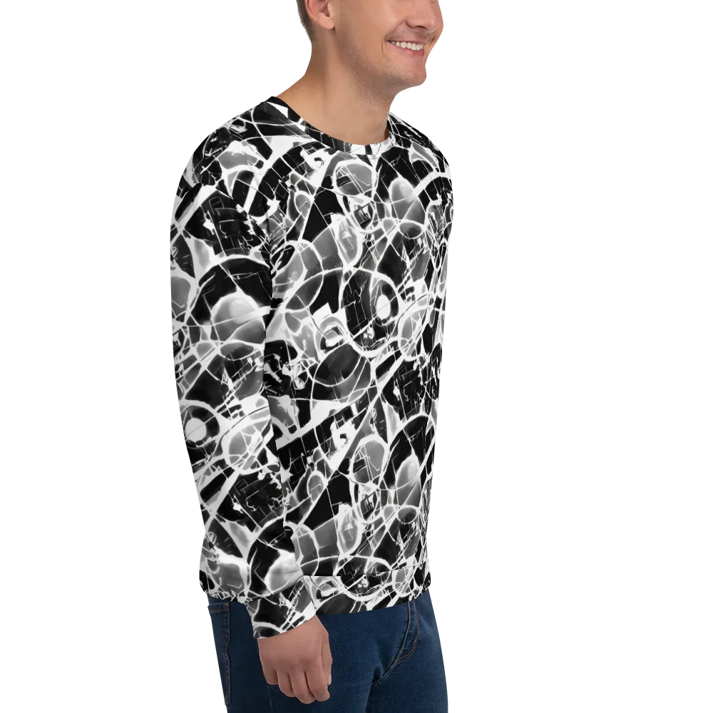 Obsidian Shatter on Sweatshirt — Right Front