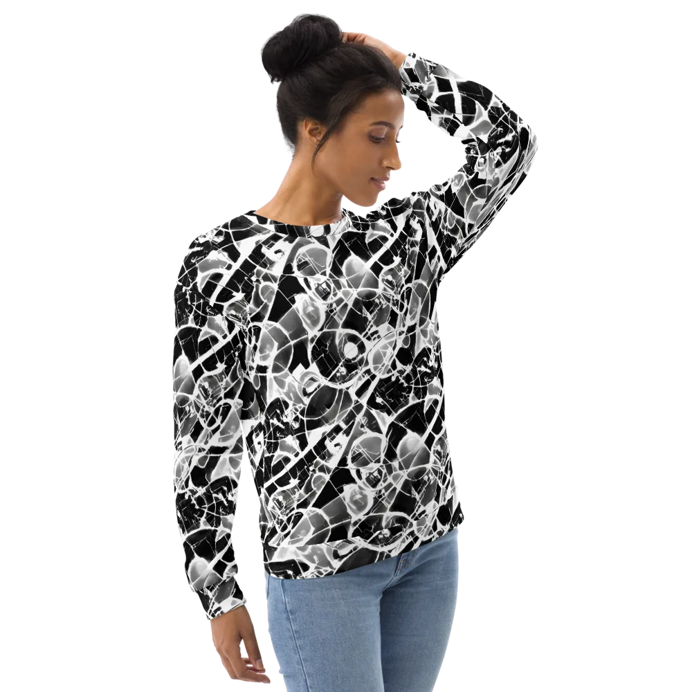 Obsidian Shatter on Sweatshirt — Right Front
