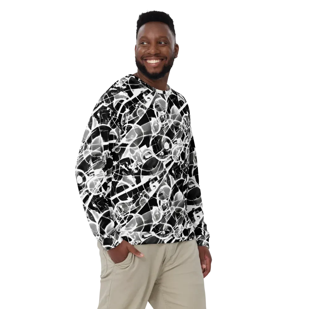 Obsidian Shatter on Sweatshirt — Front