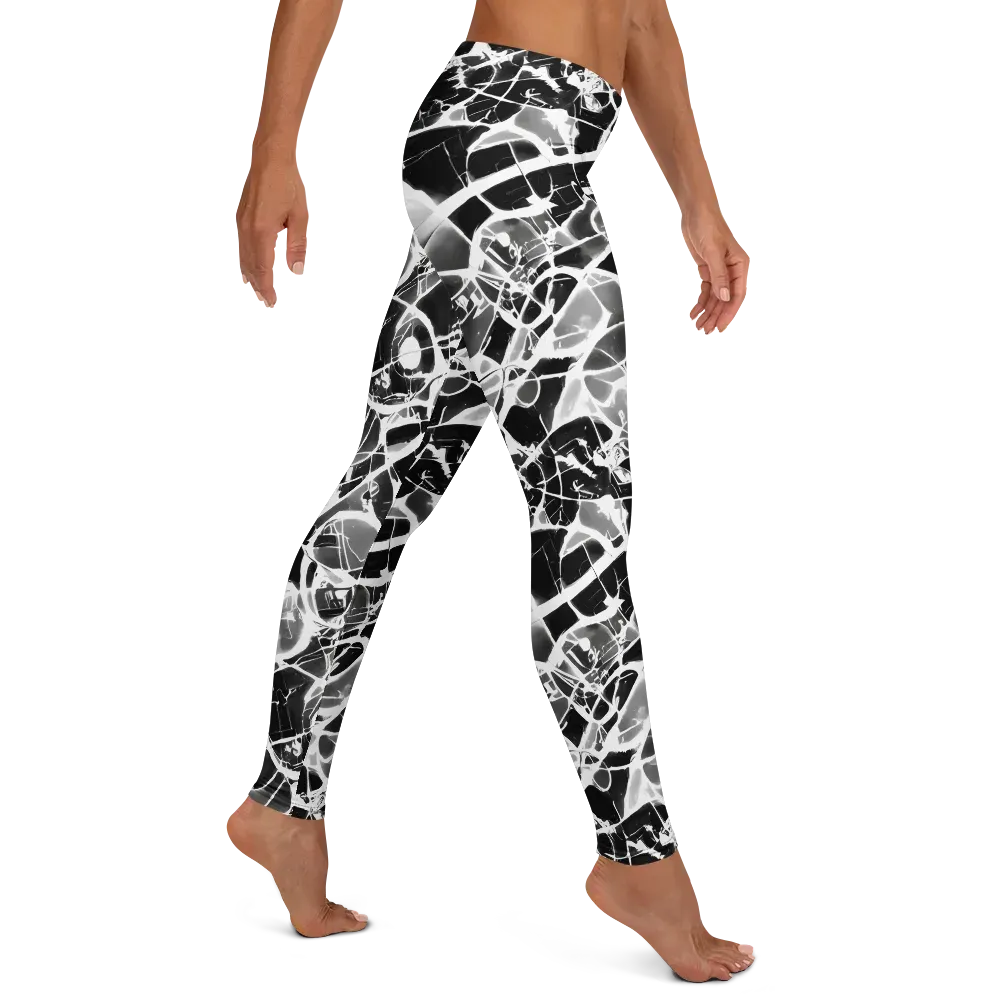 Obsidian Shatter on Leggings — Right
