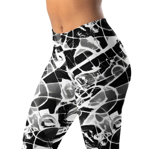 Obsidian Shatter on a Leggings