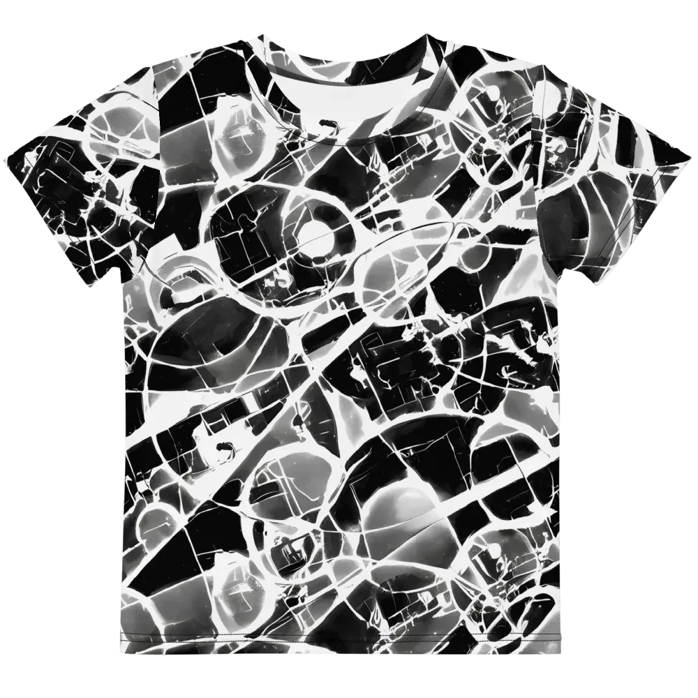 Obsidian Shatter on Kids Crew Neck T-Shirt — Front