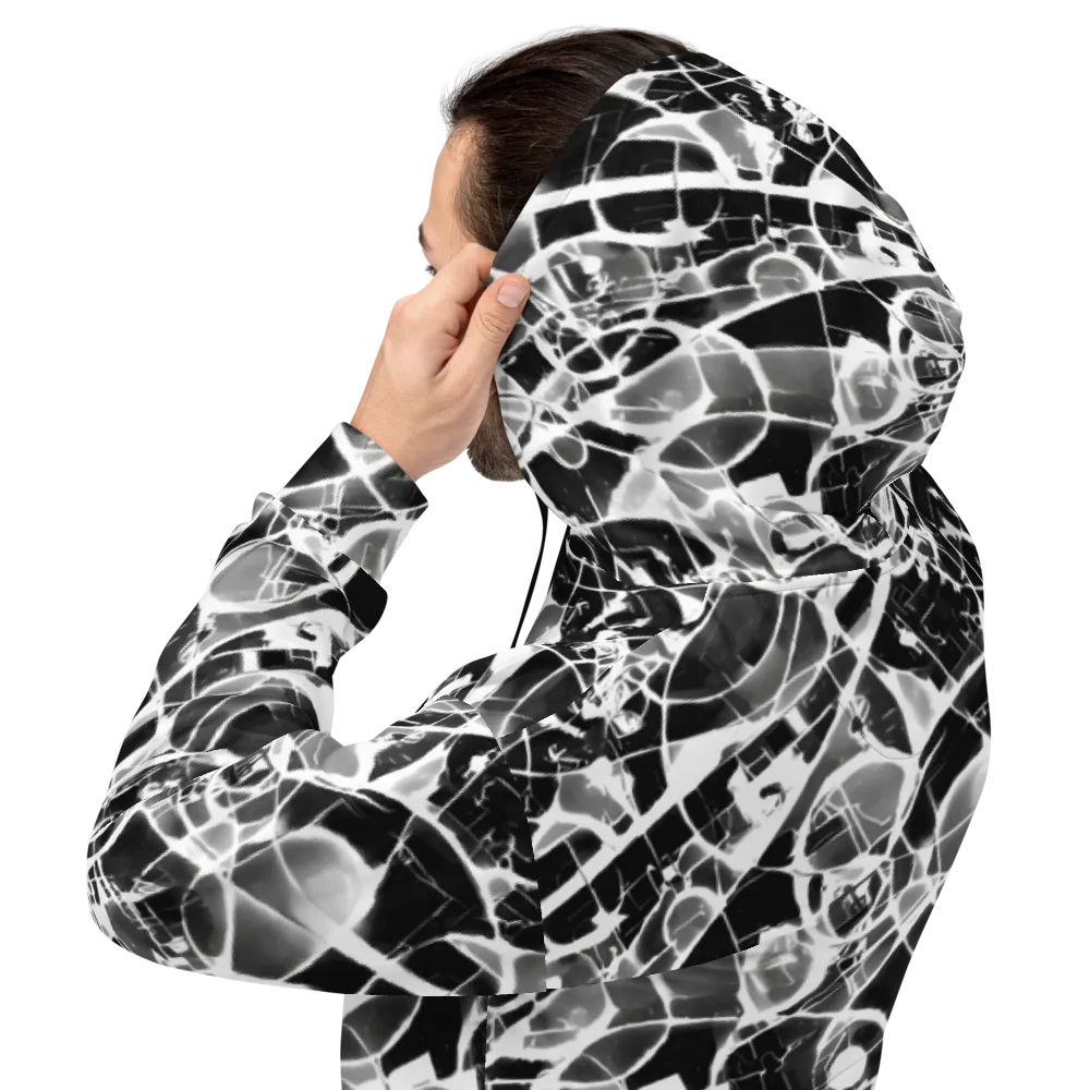 Obsidian Shatter on Hoodie — Back